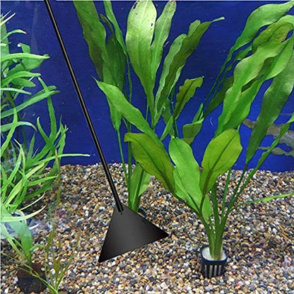 Aquarium Scissor Tweezers Spatula Tool - 4 in 1 Stainless Steel Aquatic Plants Aquascaping Tools Set for Fish Starter Kits & Aquariums Tank(Black) - color: Black
