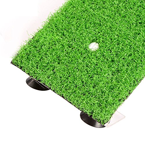 Saim Turtle Basking Platform Acrylic Reptile Ramp with Fake Grass Resting Terrace for Aquatic Turtles, Frogs, Newts, Salamanders and Axolotls - Small - color: Small: 8.7inch Lenght