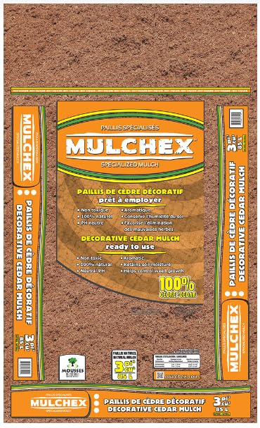 Generic Cedar Mulch, 3.0 Cu. Ft. Perfect for Landscaping, Gardens, Potted Plants, and More! - color: Cedar