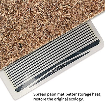 Reptile Heat Pad, Adjustable Temperature Control Lizard Terrarium Heating Mat for Small Animals Snake Turtle Bearded Dragon Gecko and Plant (5W) - size: 5W