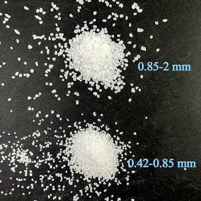FANTIAN White Aquarium Sand, 5 lbs Fish Tank Sand | Aquarium Substrate Gravel, Safe for Fish Tank, Shrimp, Turtle, Terrariums, Aquatic, Plant, Fire Pits, Candle, Vase, Crafts - color: White, size: 5 LB