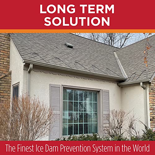 Heat Tape Pro - Self-Regulating Heat Cable - Long Term Ice Dam, Roofing, Gutter & Pipe Freeze Protection - 12 MM, 6 Watts Per Foot (500, 120 Volt) - style: 500 Feet