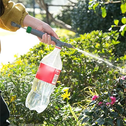 Green Handheld Sprayer - High Pressure Air Pump Manual Sprayer with Adjustable Nozzle - Garden Pump Sprayer - Hand Pump Sprayer Pressure Sprayer Top for Home Lawn and Garden Sprayer