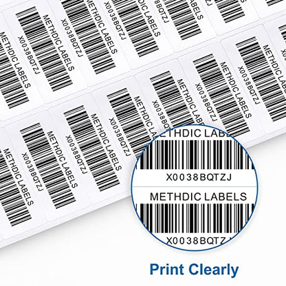 Methdic Address Labels 1" x 2-5/8" 3000 Labels Sticker Paper for Laser/Ink Jet Printer Mailing Labels 8.5"×11" White 30 per Sheet - size: Rectangular 1" x 2-5/8", style: 100 Sheets