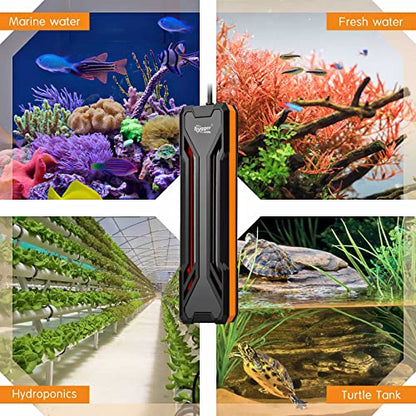 hygger Aquarium Heater 300W/500W/800W/1000W, Submersible Fish Tank Heater | with Digital LED Controller and Intelligent Leaving Water Automatically Stop Heating System, for Freshwater and Saltwater - size: 300W for 40-80 Gallon