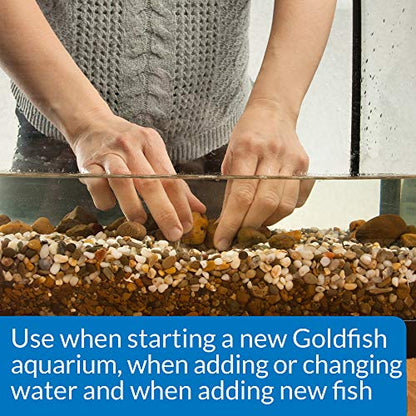 API GOLDFISH PROTECT Aquarium Water Conditioner 4-Ounce Bottle - size: Water Conditioner