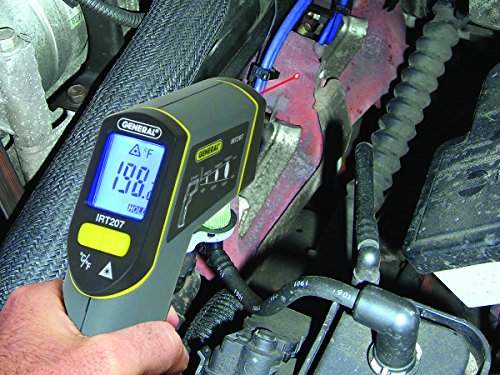 General Tools Non-Contact Digital Laser Temperature Gun, Thermal Detector, -4 to 608 degrees F (-20 to 320 degrees C) - For Cooking/BBQ/Food/Fridge/Pizza Oven/Engine - style: Mid Range