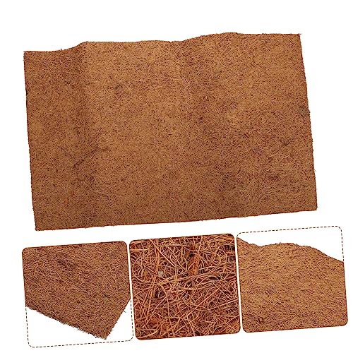 VANZACK Climbing Pet Mat Reptile Bedding Natural Coconut Fiber 60x40cm Easy - size: Size 2