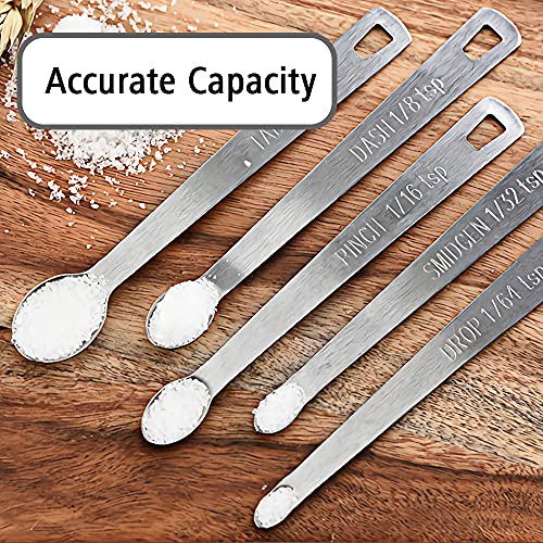 1PCS 1/5tsp(1ml) Mini Measuring Spoon, Small Teaspoon for Tiny Amounts | High Precision, Food-Grade, ‌Rust-Free, Dishwasher-Safe, Easy-Read Markings, Multi-Purpose, Sturdy & Durable - size: 1/5tsp|1ml