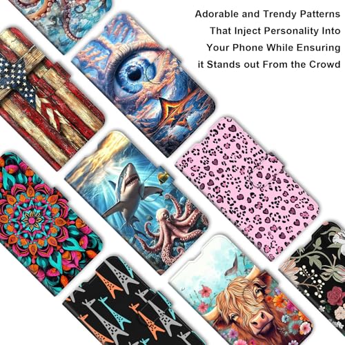 for Cricket Outlast 5G 2024 Wallet case with RFID Blocking Credit Card Holder Kickstand, Folio Flip PU Leather Shockproof Protective Cover for AT&T Motivate Pro 5G, Flag Deer - color: Flag Deer