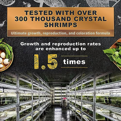 Ultra Fresh Shrimp Food, High Protein, Rich in Vitamins for Crystal, Caridina and Small Tropical Shrimp 2.04oz - size: 2.04 Ounce (Pack of 1)
