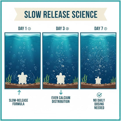 Shellstrong Premium Calcium Block for Aquatic Turtle - Slow Release Water Tank Conditioner - Cuttlebone for Aquarium - Turtle Tank Accessories - 20 Gallon Aquatic Treatment (3 Calcium Blocks) - size: 3 Calcium Blocks
