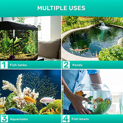 Aquarium Test Strips - 9-in-1 Aquarium Test Kit with eBook - Aquarium Water Test Kit with Quick and Accurate Fish Tank Test Strips - 100 Test Strips by JNW Direct