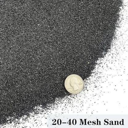 Aquarium Sand, 10lbs Black Fish Tank Sand, Aquarium Gravel Substrate | for Aquascaping, Vivariums, Terrariums, Plants and Crafts - color: Black, size: 10 lbs