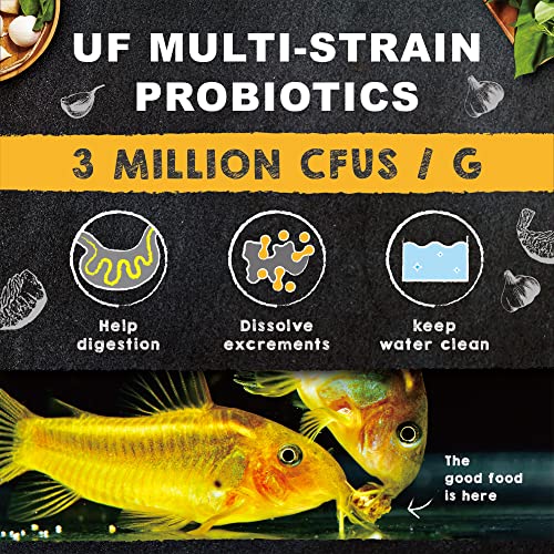 Ultra Fresh Bottom Feeder Fish Food, Sword Prawns, Natural Protein, Balanced Diet, for Catfish, Corydoras, Loaches, Tropical Shrimp Pie 2.05 Ounces - size: 2.05 Ounce (Pack of 1)