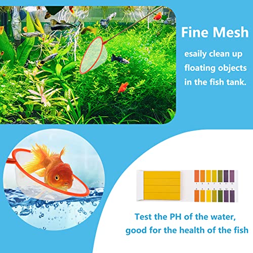 Fish Tank Cleaning Tools, 6 pcs Aquarium Cleaning Tools, Feeder Tools Kit, Aquarium Plants Cleaner, Algae Scraper for Glass Aquariums - color: Cleaning Tools 6pcs