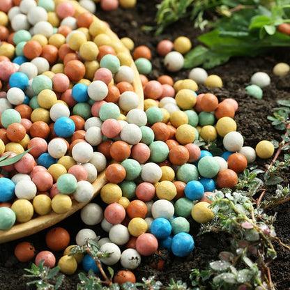 2 lb Clay Pebbles Clay Balls for Plants 6mm-8mm Mini Hydroponics Ceramic Ball Horticultural Grade Succulent Soil,for Plant Pots Vase Fillers Hydroponic Growing,Colourful - color: Colourful