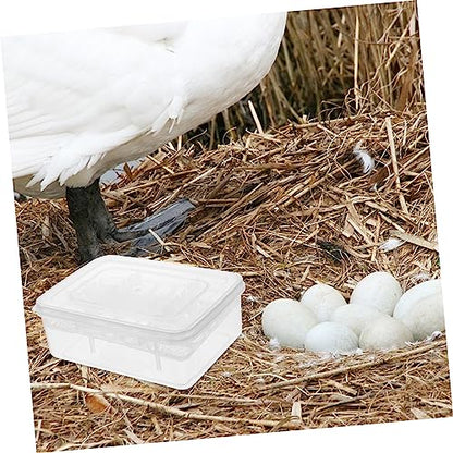 2PCS Reptile Egg Hatchery Box 16-Hole Incubator for Snakes and Lizards Professional Breeding Container for Reptile Eggs Sturdy Plastic Hatching Tray