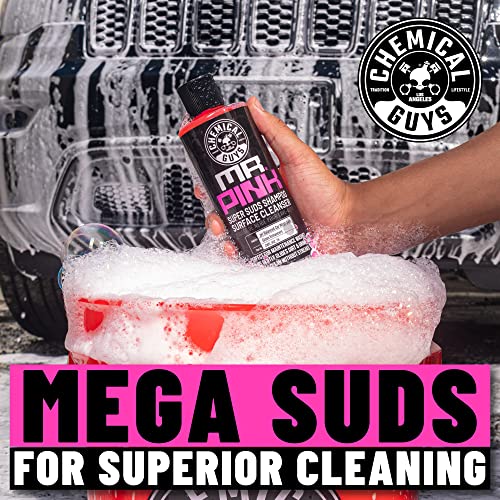 Chemical Guys, Best Two-Bucket Car Wash Kit, Mitts & Dirt Trap, 11-Piece | Two buckets with dirt traps, wash mitts, soap and towels for safe, scratch-free weekly washes, full kit - style: HOL121
