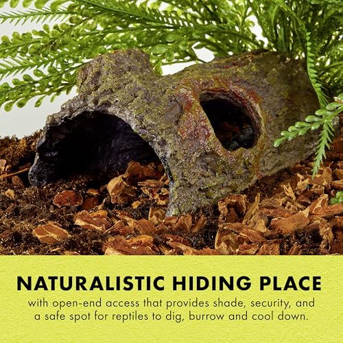 Zilla Pet Reptile Bark Bends Terrarium Decor, Medium,Brown - size: Medium, 4"L x 8"W x 3.5"H