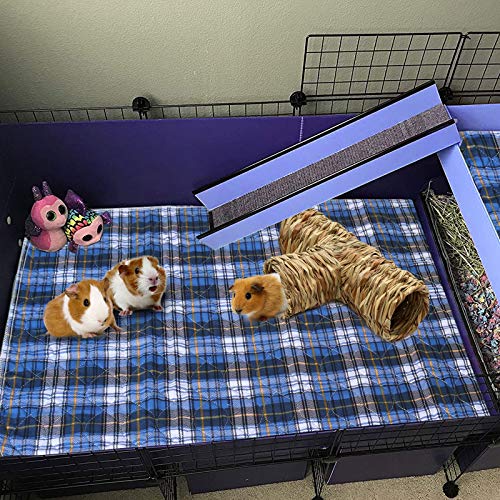 BWOGUE Hamster Grass Tunnel Toy, Guinea Pig Grass Tunnel, 4-Way Hideaway | Natural Grass for Chewing, 4 Entrances, No Nails or Staples, 14.1 x 4.3 in, Grass Hide for Hamsters, Hedgehog & Ferrets