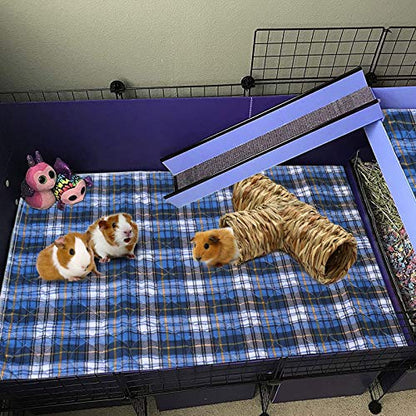 BWOGUE Hamster Grass Tunnel Toy, Guinea Pig Grass Tunnel, 4-Way Hideaway | Natural Grass for Chewing, 4 Entrances, No Nails or Staples, 14.1 x 4.3 in, Grass Hide for Hamsters, Hedgehog & Ferrets
