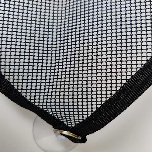 Bearded Dragon Lizard Hammock - Breathable Mesh Lounger Ladder Bearded Dragon, Reptile Hammock Accessories for Bearded Dragons Geckos Lizards (Black) - color: Black