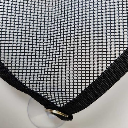 Bearded Dragon Lizard Hammock - Breathable Mesh Lounger Ladder Bearded Dragon, Reptile Hammock Accessories for Bearded Dragons Geckos Lizards (Black) - color: Black