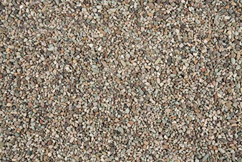 Thoreau Aquarium Sand Natural Decorative Gravel 3-5mm 2L Aquascape | For aquascaping, planted, shrimp and nano tank - size: M,2Lx1pk