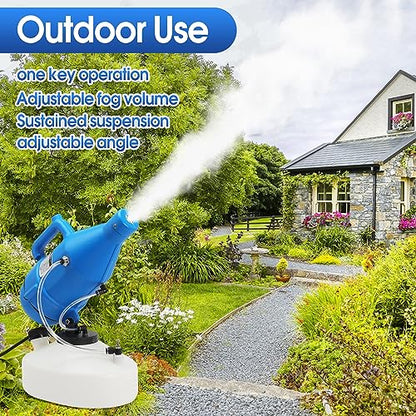 4.5L (1.2 Gallon) Electric ULV Portable Fogger Sprayer Machine Spraying Distance 30ft with 16.4ft Cord Atomizer Mist Cold Fogger for Home,Hotel,Church,School,Lawn and Garden