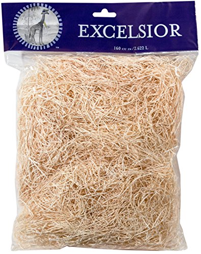 SuperMoss (15750) Aspen Wood Excelsior, Natural, 4 Ounce Bag - size: 108 cu in