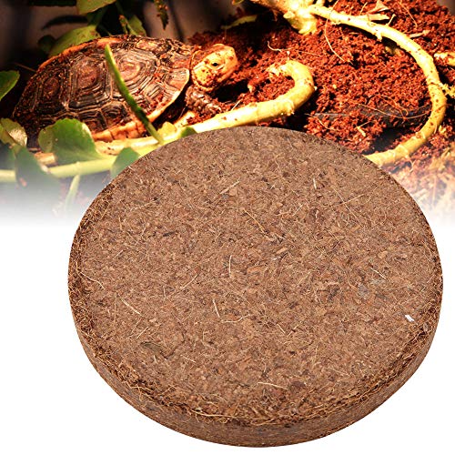 Reptile Coconut Fiber Substrate, Reptile Coconut Husk Substrate, Reptile Coconut Soil Pad, for Spider Lizards Scorpion Landscaping Decor
