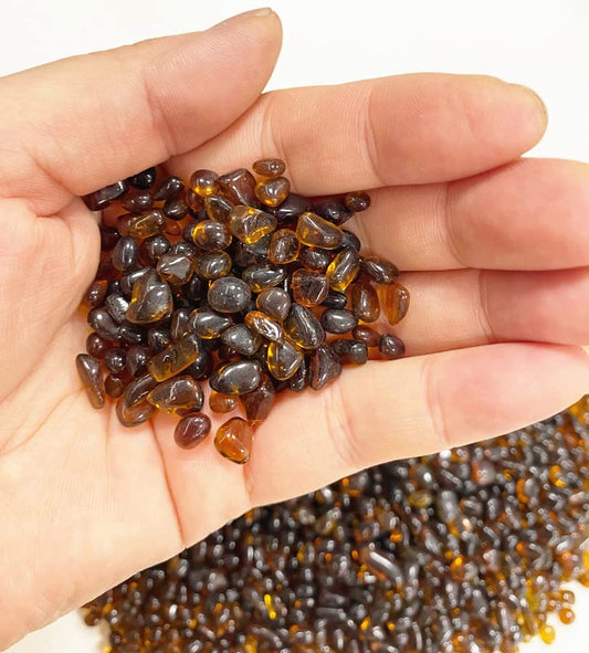 Decorative Stones,Glass Stones,1 Lb About 460 G Irregular Sea Glass Pebbles Artificial Glaze Crystal Stones Rocks for Vase Filler,Table Scatter,Aquarium or Air Plants Decoration (Dark Gold) - color: Dark Gold