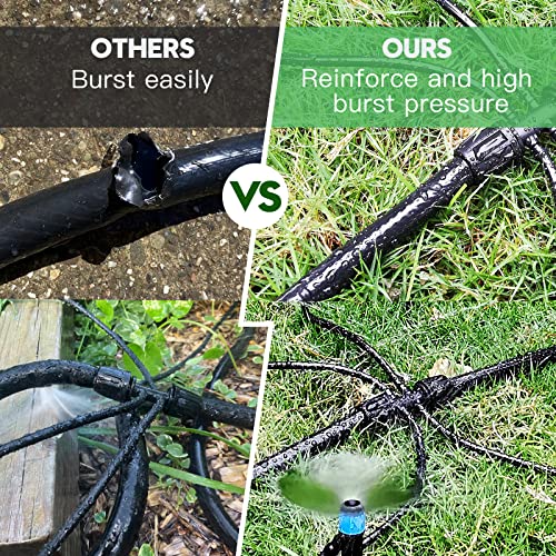 Maotong 20 FT 1/2 inch Drip Irrigation Tubing Main Line Hose for Garden Irrigation System - size: 20FT 1/2" Main Tubing