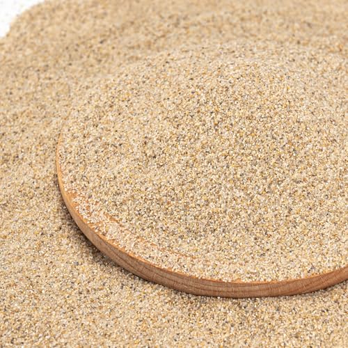 Aquarium Sand for Freshwater Tank, 2.1lbs Substrate for Fish Tank, 0.4-0.8mm Fish Aquarium Gravel for Aquascaping, Terrarium, Coarse Sand for Plants Succulents, Decorative Gravel for Vases and Crafts