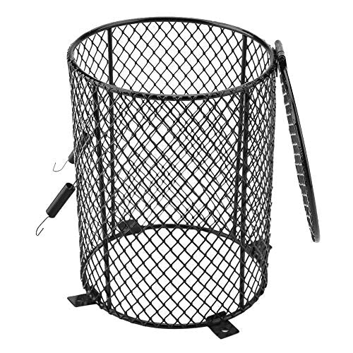 TOPINCN Reptile Heater Guard, Cylinder Shape Anti Scald Heating Bulb Lamp Enclosure Cage Protector Heat Light Mesh Cover Lampshade for Day Night - color: Cylinder