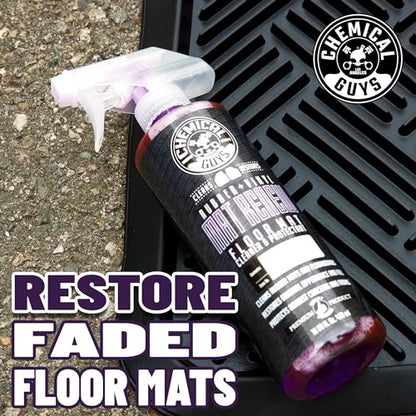 Chemical Guys, Mat Renew Rubber & Vinyl Mat Cleaner & Protectant, 16 oz | Cleans and revives rubber mats, liners and running boards, restoring a factory look with a protective finish - size: 16 Fl Oz (Pack of 1)