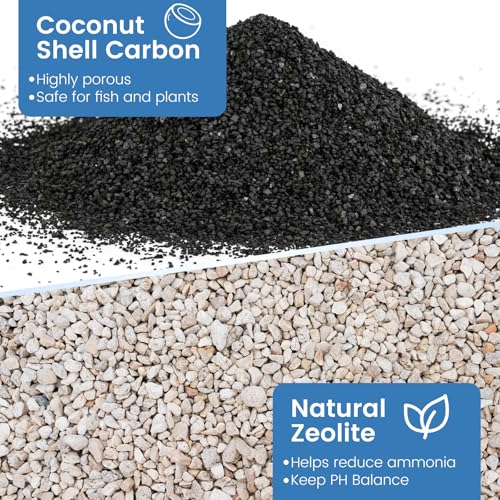 24 Pack Medium Filter Cartridges Compatible with Tetra Whisper Bio-Bag Filters，Large Aquarium Filter Cartridge for Whisper 10i/IQ10/PF10 and Repto Filter 90 GPH
