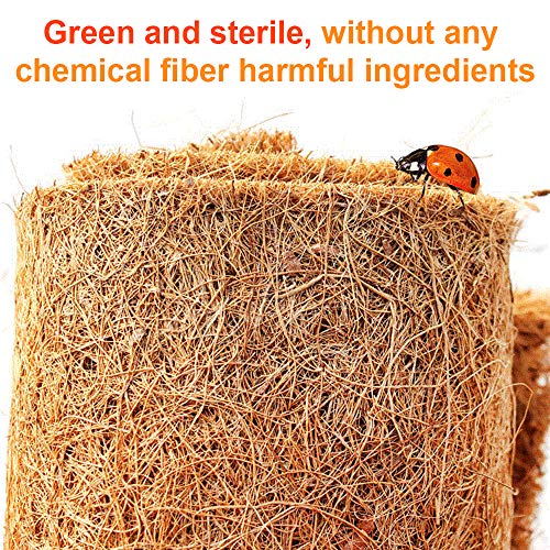 1 Pcs Reptile Carpet - 15.7" x 39.4" Natural Coconut Fiber Mat for Tortoise Bedding, Pet Terrarium Liner for Lizard, Turtle, Snake, Bearded Dragon, Gecko