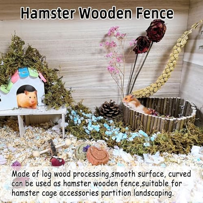 Rat Bendy Long Suspension Bridges 19.7 x 2.7 Inch Hamster Climbing Ladder Flexible Wooden Bridge for Dwarf Hamster Sugar Glider Rodents Mouse - size: 1PCS 19.7x2.7in