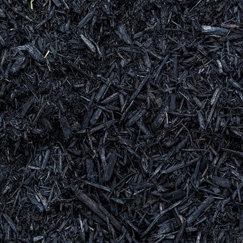 Premium Black Wood Mulch for Landscaping, Gardens, Lawns, Potting Media, and Potted Plants (0.3 CF - 8 L - 9 QTS) - color: Black Wood Mulch, size: 0.3 CF - 8 L - 9 QTS