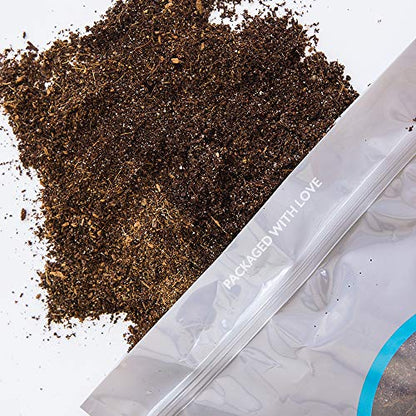 Perfect Plants Organic Coco Coir, 8 qt, Coconut Garden Soil Amendment | Retains water and nutrients while boosting aeration, 5% sand aids drainage, breaks down slowly, resealable heavy-duty bag