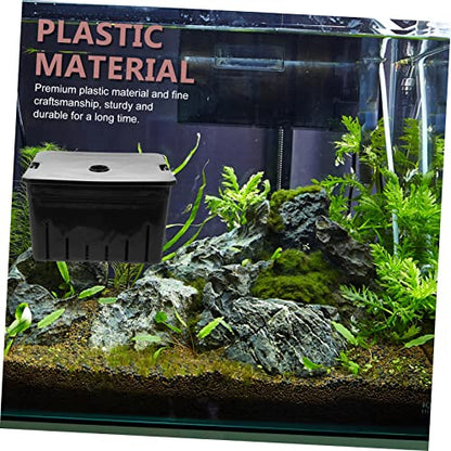 Abaodam Brooder Box for Reptiles Small Incubation Box Suction Cup Multi-Function Isolation for Turtle Supplies
