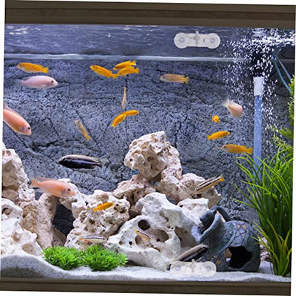 10pcs Aquarium Divider Suction Cup Clamp Acrylic Material Fish Tank Divider Bracket for Small Aquarium