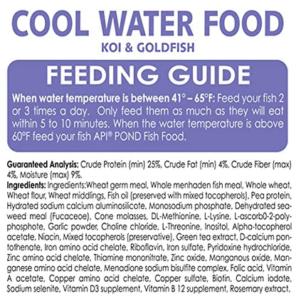 API POND COOL WATER FOOD Pond Fish Food 1.40-Pound Bag