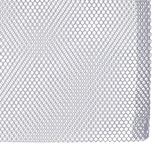 Aquarium Mesh Bags Large Filter Media Bags, 17.8" by 13.5", 4pcs | Plastic Zipper, White Net Bags, For Bio Balls & Ammonia Remover