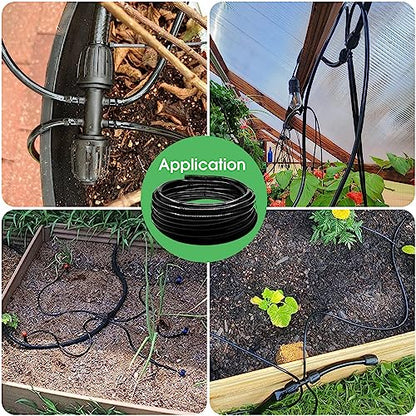 Maotong 40 FT 1/2 inch Drip Irrigation Tubing Main Line Hose Tube for Garden Irrigation System - size: 40FT 1/2" Main Tubing