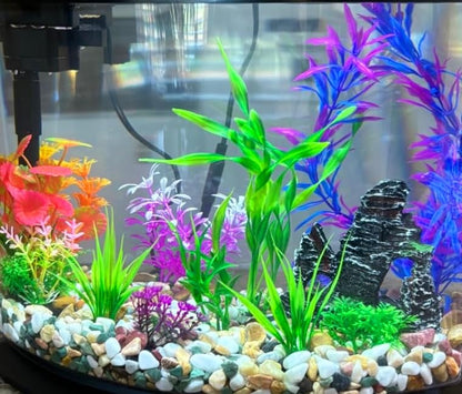 Small Aquarium Gravel for Fish Tank, Natural River Rock Pebbles for Plants Indoor, Pea Gravel for Landscaping, Aquarium Substrate (3 LBS, 0.4" to 0.8")