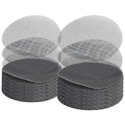 Sylken 200 Pack Flower Pot Hole Mesh Pad, 4" Rounds Drainage Hole Mesh Pad - Ultimate Gardening Solution Preventing Soil Loss, Anti-Slip, Bonsai Bottom Grid Mat Gifts for Women Gardeners! - size: 4"