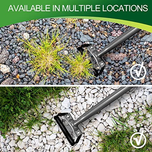 Walensee Stirrup Hoe,Garden Hand Scuffle Hoe for Weeding and Soil Loosening | 14-Inch Hollow Trapezoid Loop With Sharp Metal Edge, Functions As A Hand Rake For Weeding, Soil Cultivation And Garden Beds.